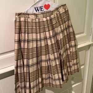 Theory plaid skirt size 8